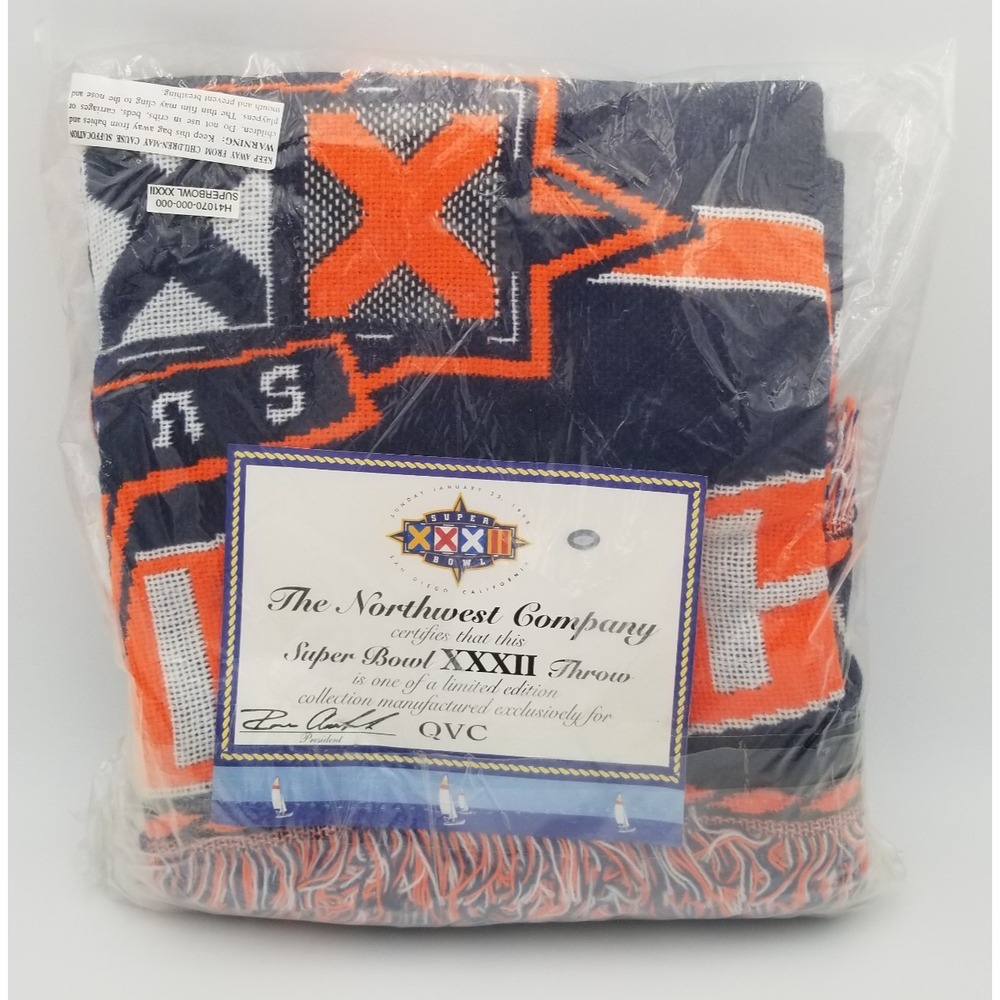 The Northwest Company Super Bowl XXXII Throw Jan 25, 1998 Denver Broncos New